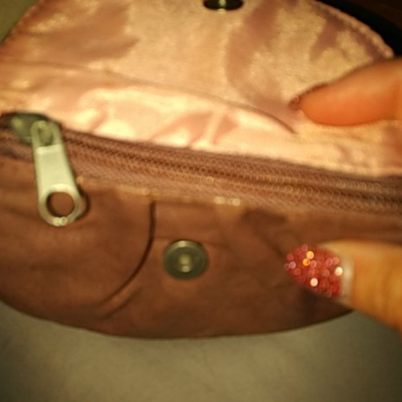 LULU Tan RIVOT Exbellishment Wristlet Change Purse - Picture 6 of 8